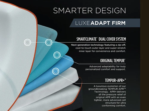 Tempur-LuxeAdapt Firm Twin XL Mattress - Image 2