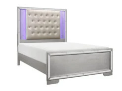 Belfast Silver King Bed