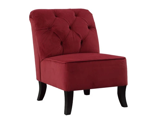 Luna Cherry Sofa And Accent Chair 2 Pcs Set - Image 6