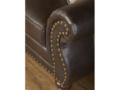 Ridgeline Brown Sofa And Chair 2 Pcs Set - Image 4