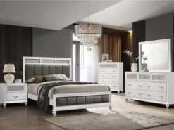 Barzini White Queen 4 Pcs Set