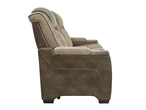 Durapella Brown Power Recliner Sofa - Image 4