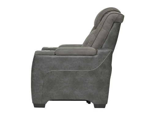 Durapella Gray Power Recliner - Image 4