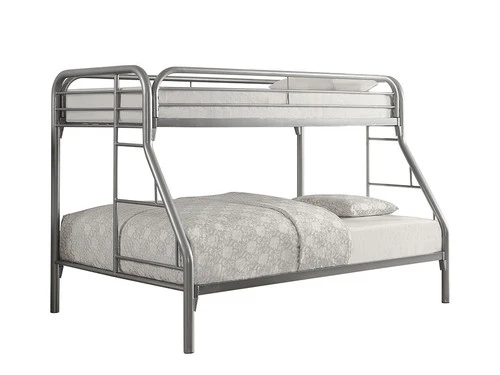 Morgan Twin Over Full Bunk Bed Silver - Image 2