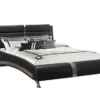 Jeremaine Black King Bed