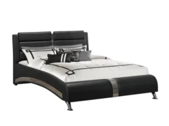 Jeremaine Black King Bed