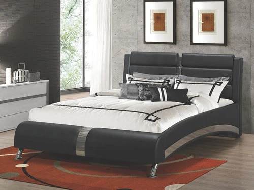 Jeremaine Black King Bed - Image 2