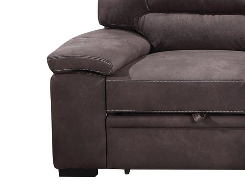 Sybil Mushroom Sleeper Sectional - Image 4