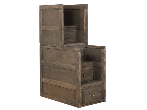 Wrangle Hill Twin Bunk Bed With Stairway Storage - Image 3
