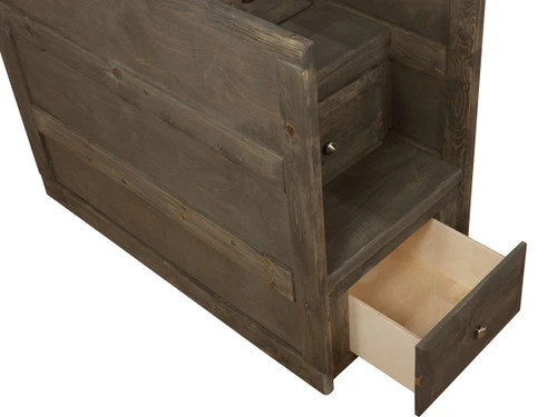 Wrangle Hill Twin Bunk Bed With Stairway Storage - Image 4