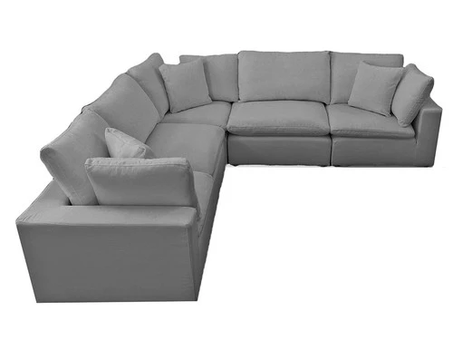 Cloud Charcoal 5 Pcs Sectional - Image 3