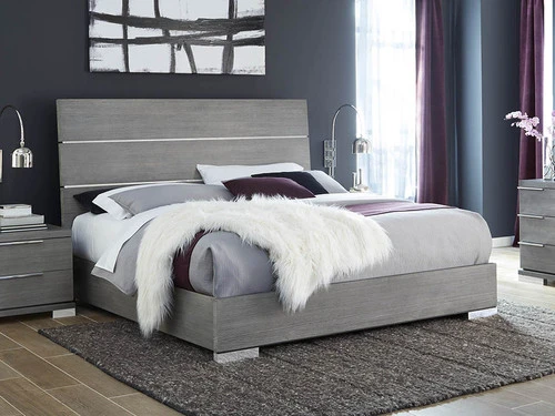 Milano Grey Queen Bed - Image 2
