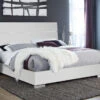 Milano White Queen Bed