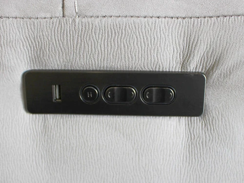 Rancho Light Gray 2 Dual Power Recliner Sectional - Image 3