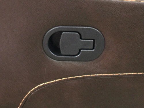 Carrera Brown Dual Recliner Loveseat - Image 4