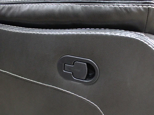 Carrera Grey Dual Recliner 2 Pcs Set - Image 6