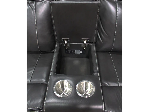 Carrera Grey Dual Recliner 2 Pcs Set - Image 7