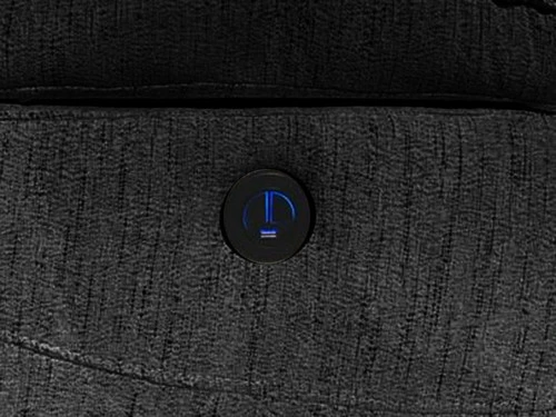 Baldwin Charcoal Power Recliner Chair - Image 3