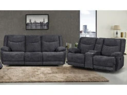 Baldwin Charcoal Power Recliner 2 Pcs Set