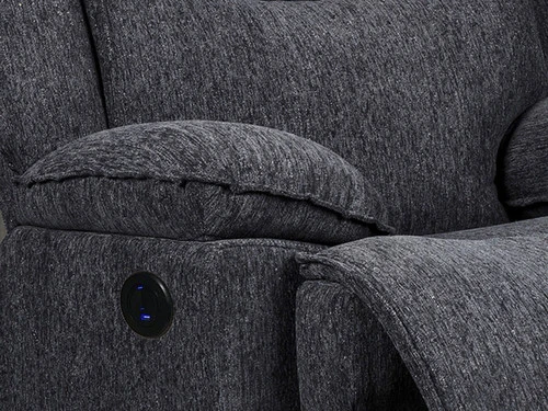 Baldwin Charcoal Power Recliner 2 Pcs Set - Image 3