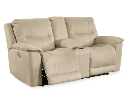 Shiloh Latte Power Recliner Console Loveseat - Image 2
