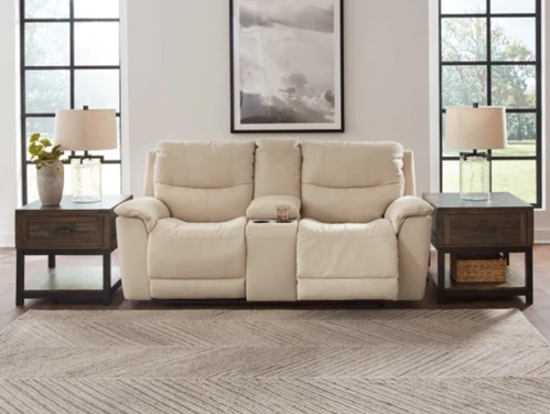 Shiloh Latte Power Recliner Console Loveseat - Image 4