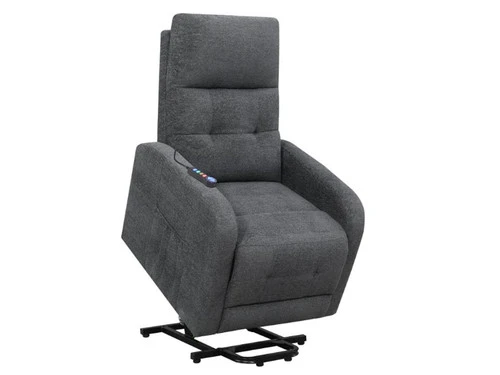 Howie Charcoal Power Lift Massage Recliner