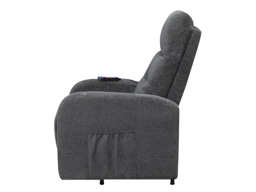 Howie Charcoal Power Lift Massage Recliner - Image 3