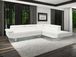 Noah White Right Sectional