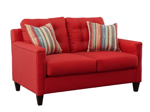 Jitterbug Red Loveseat
