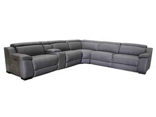 Beyona Gray 3 Power Recliner & Console Sectional