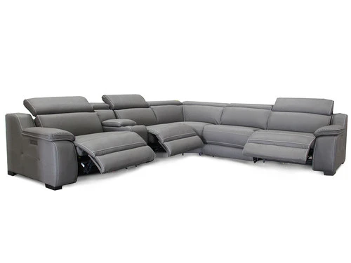 Beyona Gray 3 Power Recliner & Console Sectional - Image 2