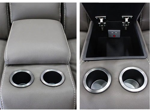 Beyona Gray 3 Power Recliner & Console Sectional - Image 5