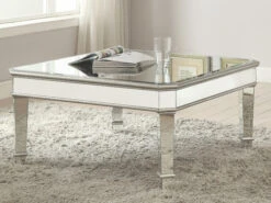 Silver Mirror Panel Coffee Table