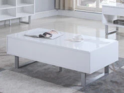 Glossy White Coffee Table