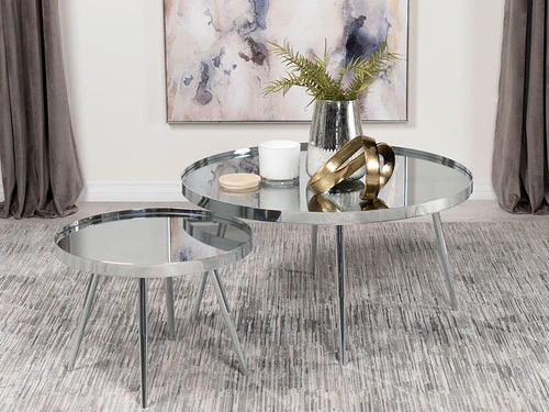 Nevis 2 Pcs Nesting Coffee Tables - Image 2
