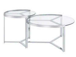 Elowen 2 Pcs Nesting Coffee Tables