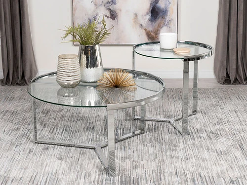 Elowen 2 Pcs Nesting Coffee Tables - Image 4