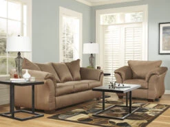 Darcy Mocha Sofa And Chair