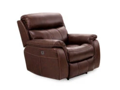 Larisa Brown Leather Power Recliner