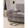 Gray Metal Snack Table