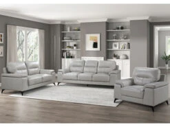 Seth Silver Gray 3 Pcs Set