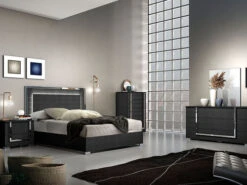 Antonella Black Matte King 4 Pcs Set