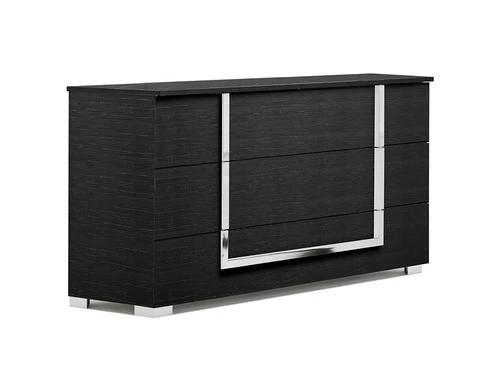 Antonella Black Matte Queen 4 Pcs Set - Image 2