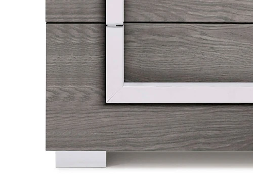 Antonella Gray Matte Queen 4 Pcs Set - Image 6