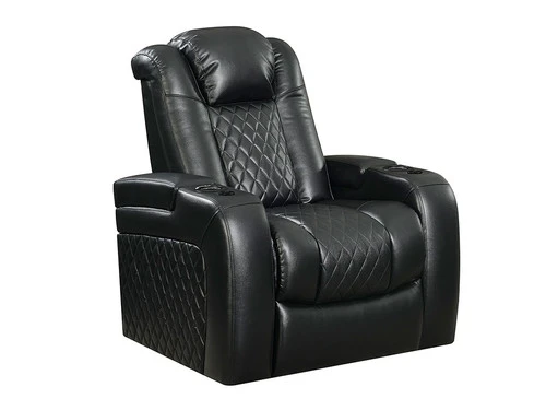 Lisboa Black Power Recliner