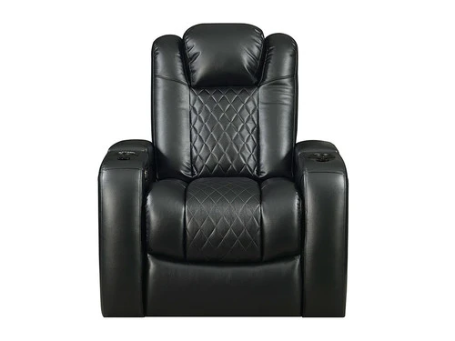 Lisboa Black Power Recliner - Image 2