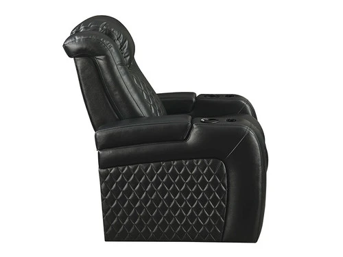 Lisboa Black Power Recliner - Image 3