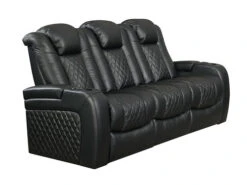 Lisboa Black Power Recliner Sofa