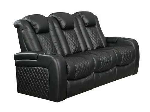 Lisboa Black Power Recliner Sofa